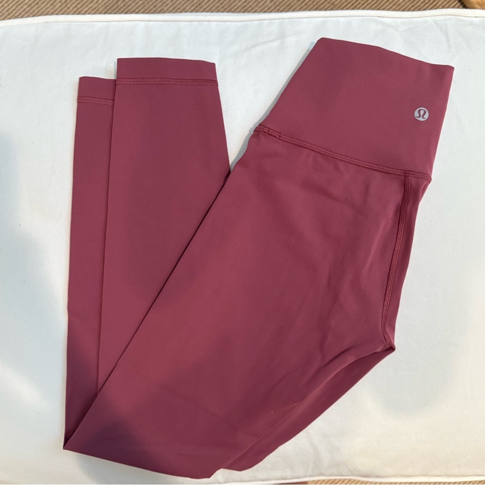 Lululemon Wunder Under High Rise Legging - Merlot - Picture 3 of 6